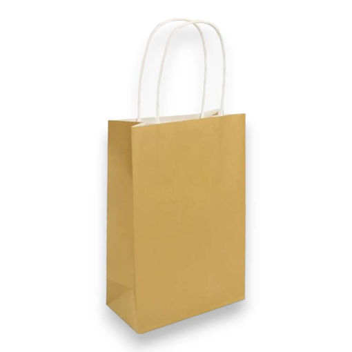 Picture of PAPER PARTY BAG GOLD